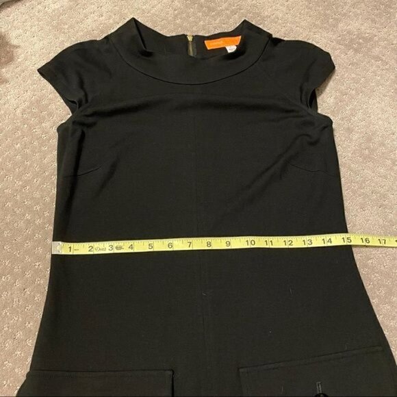 Cynthia Cynthia Steffe Mod Shift Dress Retro Black LBD Mini Sz 2 - Picture 10 of 12